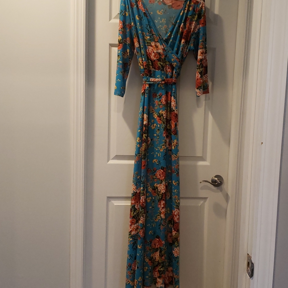 Pinkblush maternity maxi dress